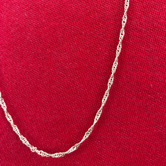 Silver chain necklace - Picture 2 of 3